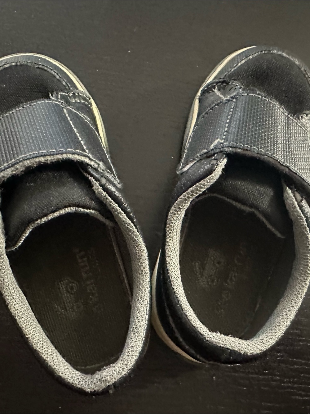 See Kai Run Navy Hook-and-Loop Toddler Sneakers